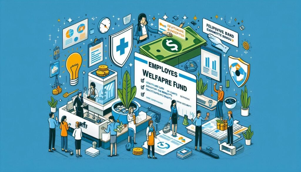 Employees Welfare Fund (EWF) with a focus on employee support and security.